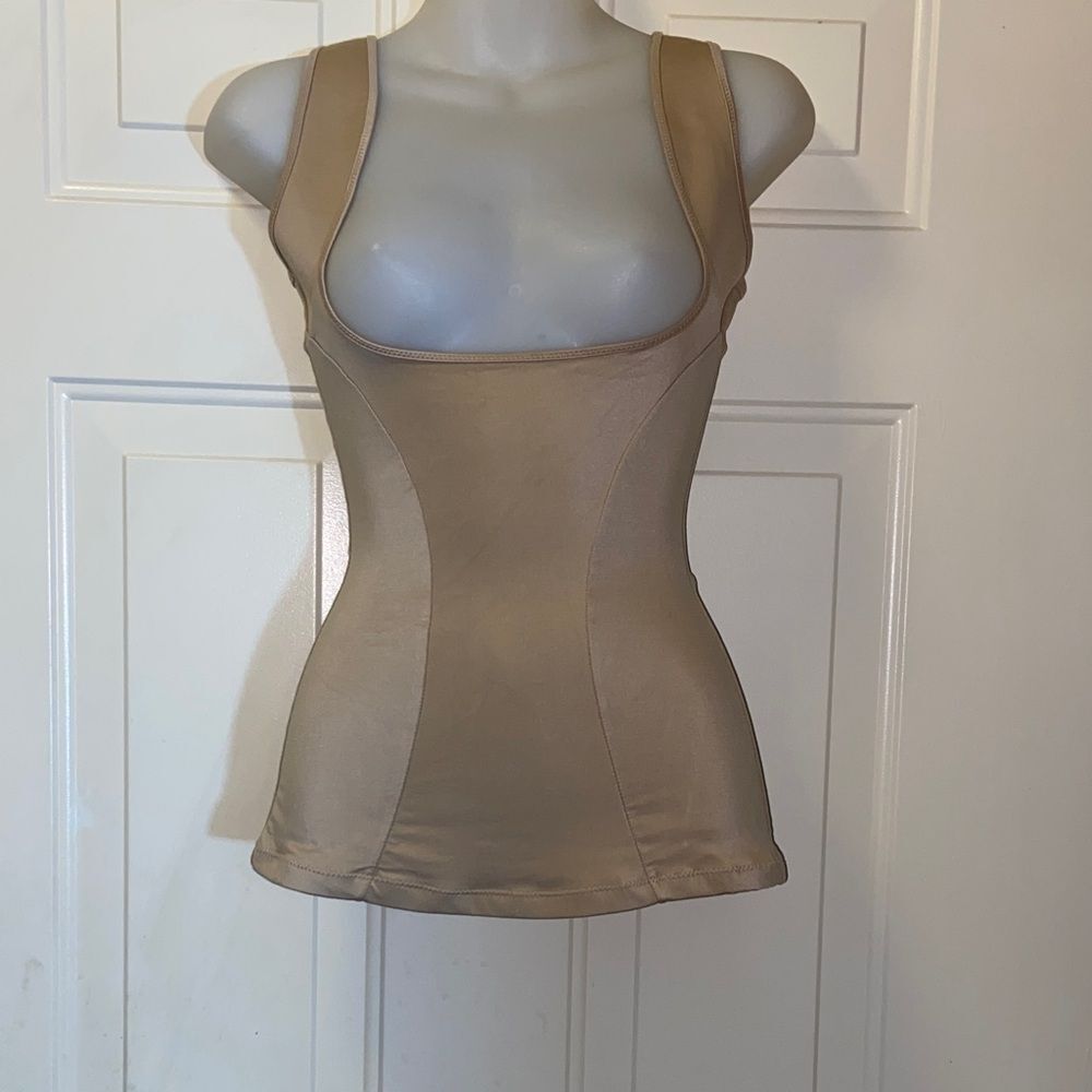 Flexees by Maidenform Tan Top Firm Control Shopewear Size US L/7 CA G
EU 75